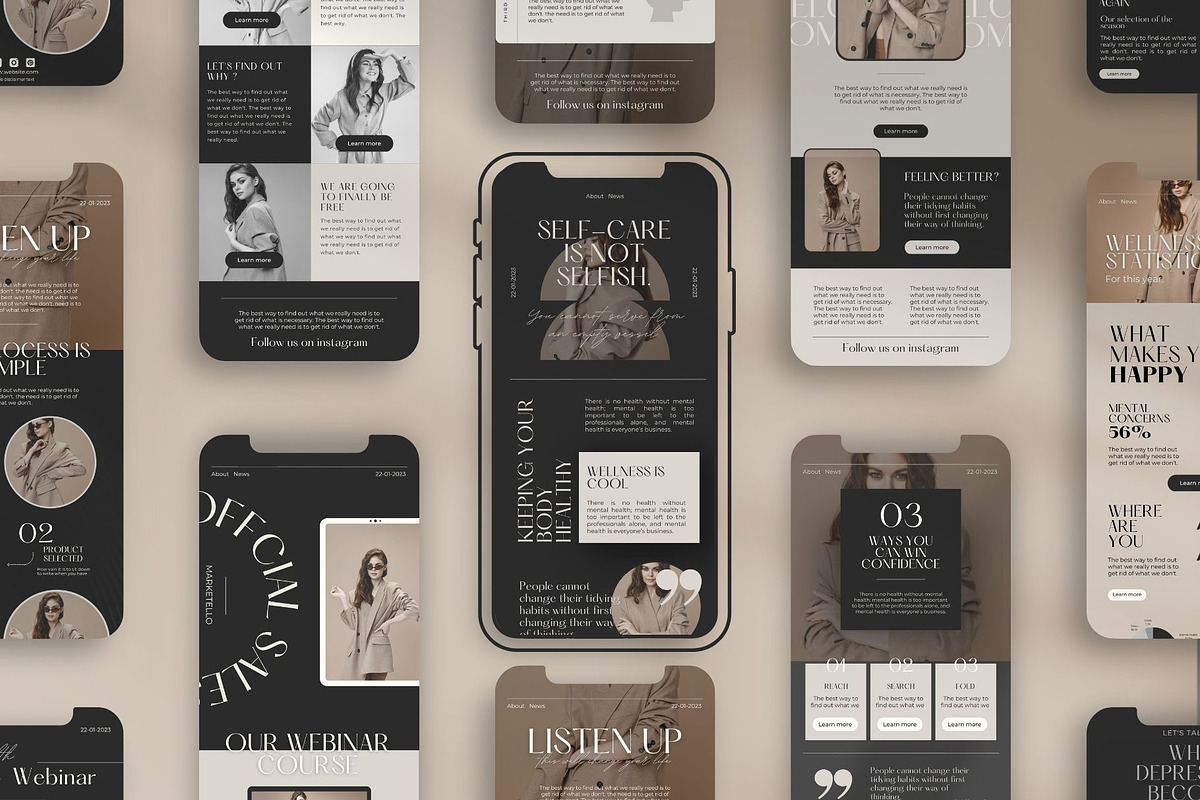 Email Marketing Template's Bundle, an Email Template by Marketello Studio (Photo 4 of 16)