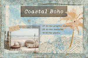 Coastal Boho - Graphic set, an Object Graphic by LuOtero
