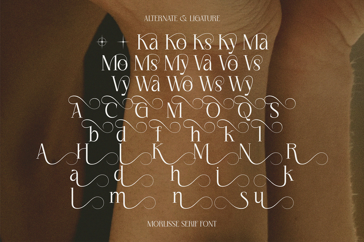 Morlisse | Luxury Stylish Serif Font, a Serif Font by BlancaLab Studio (Photo 5 of 6)