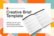 Interactive Creative Brief Template, a Templates & Theme by Happy Monday Creative (Thumbnail 1 of 2)