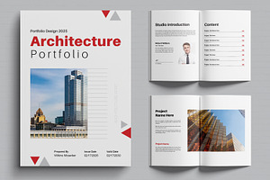Architecture Portfolio Template, a Magazine Template by MightyDesign