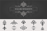 Vintage Damask Ornaments II, a Decorative Illustration by Solana (Thumbnail 1 of 2)