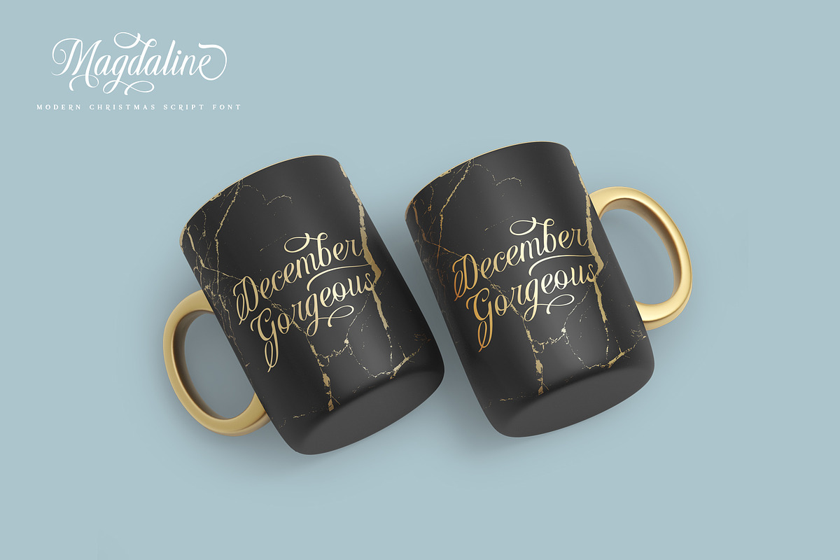 Magdaline, a Script Font by Burntilldead (Photo 10 of 11)