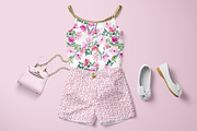 Magenta Bloom Watercolor Patterns, a Pattern Graphic by Webvilla Studio (Thumbnail 3 of 7)
