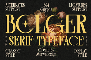 Bolger - Serif Display