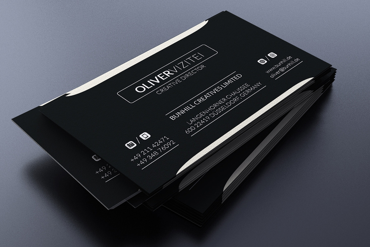 Clean Business Card, a Business Card Template by Marvel (Photo 3 of 4)