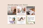 Blog & News Room Instagram CANVA PS, a Social Media Template by Eviory (Thumbnail 14 of 26)