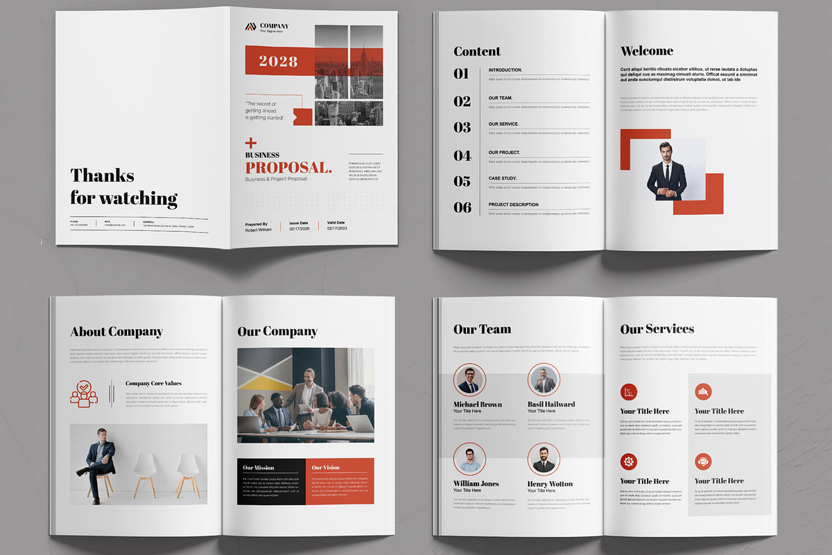 Proposal Design Template, a Brochure Template by MightyDesign (Photo 2 of 6)