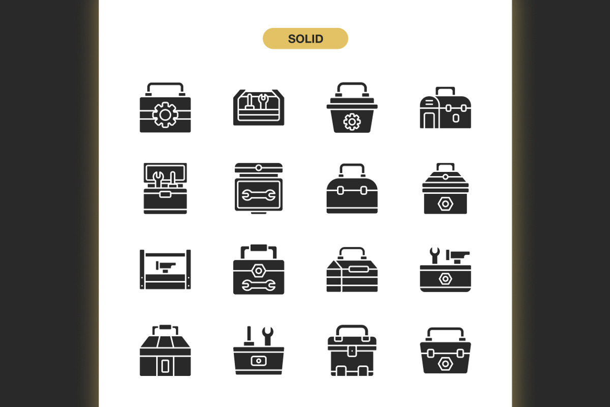 Toolbox Icons, an Icon by Spacepixel Creative (Photo 3 of 3)