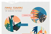 Funky flowers, a Pattern Graphic by Nicetoseeya (Thumbnail 8 of 8)