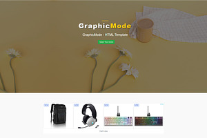 Graphic Mode HTML Template, a Bootstrap Template by Design Collection