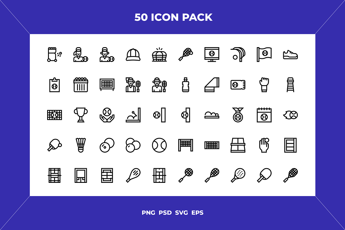 Racket sports icons, an Icon by Wencory (Photo 1 of 2)