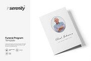 Funeral program template | BI-fold, a Brochure Template by inserenity (Thumbnail 1 of 6)