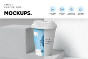 9 oz Paper Coffee Cup Mockups, a Cups & Container Mockup by megostudi0 (Thumbnail 5 of 6)