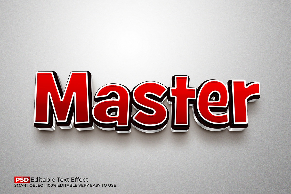 Master 3D Text Effect PSD, a Layer Style Add-On by Design Fly