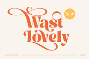 Wast Lovely Stylish Retro, a Serif Font by Eternity Studio (Thumbnail 1 of 10)