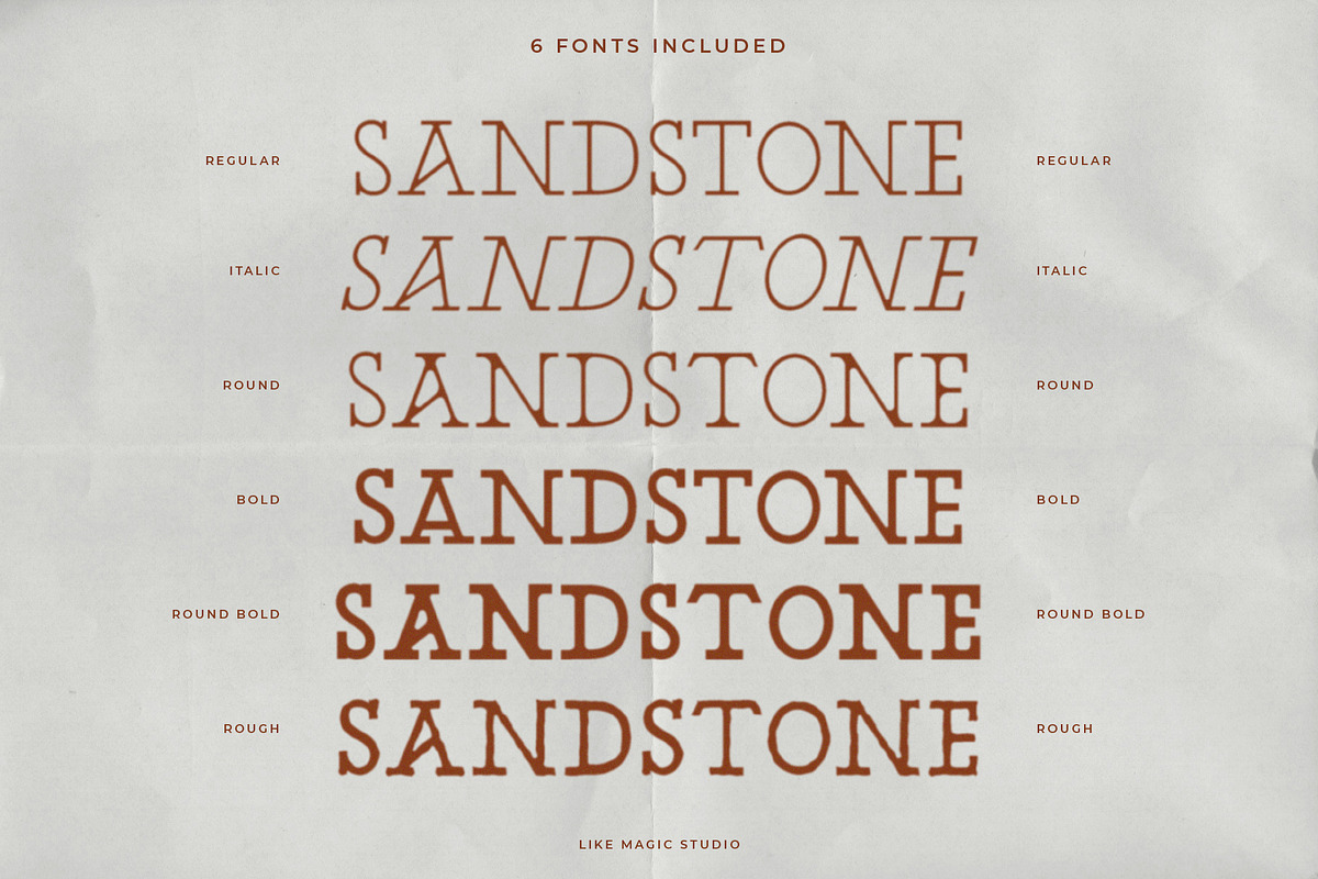 Sandstone - A Western Slab Serif, a Slab Serif Font by Like Magic Studio (Photo 2 of 5)