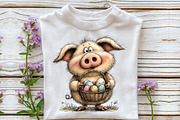 Whimsical Easter Farm Clipart, an Illustration by OK Design (Thumbnail 6 of 6)