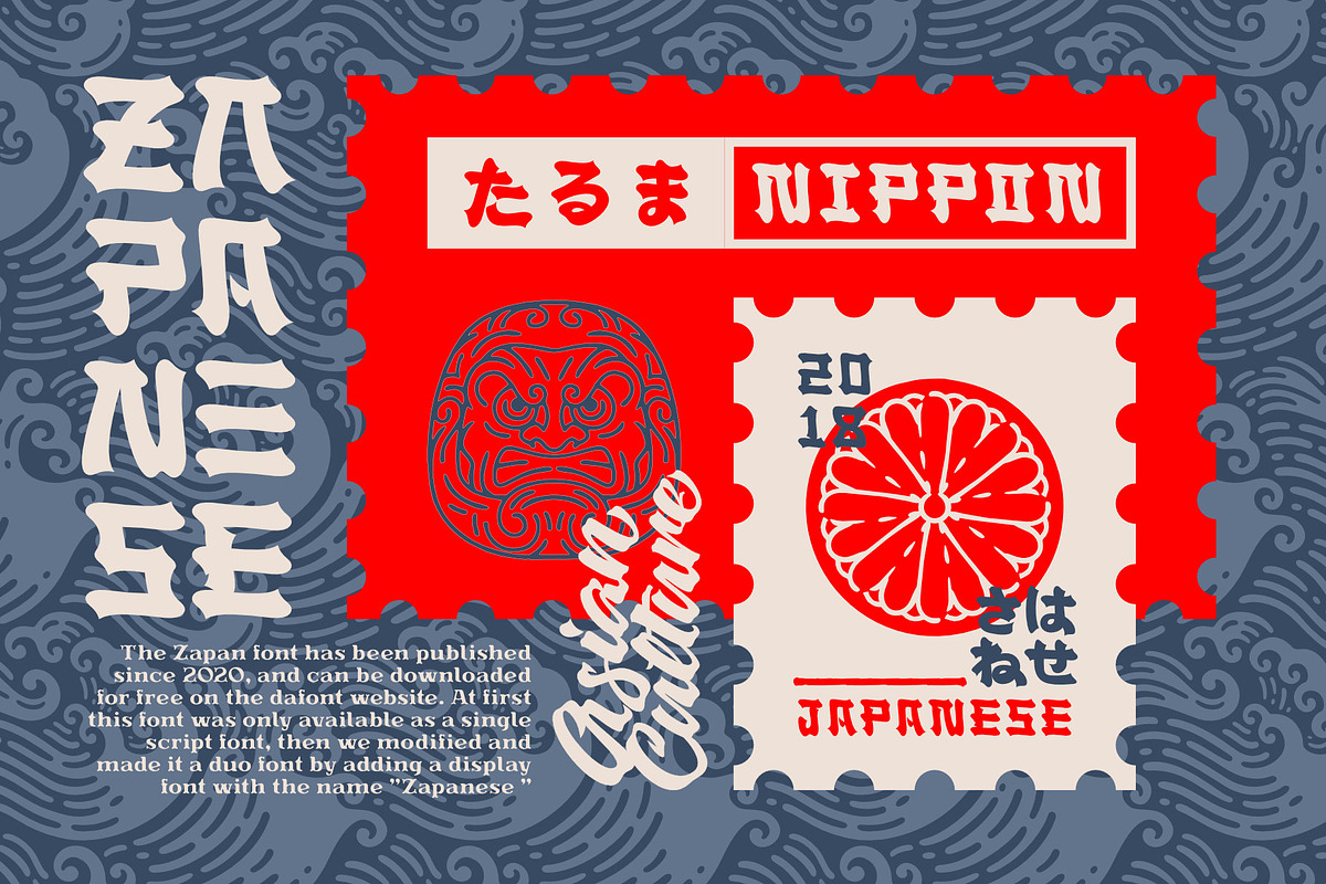 Zapanese Font Duo - Japanese Vibes, a Script Font by Nocturnal Workspace (Photo 13 of 17)