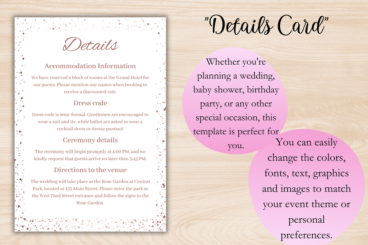 Glitter Wedding Invitation Template, an Invitation Template by Talentex Invitations (Photo 3 of 4)