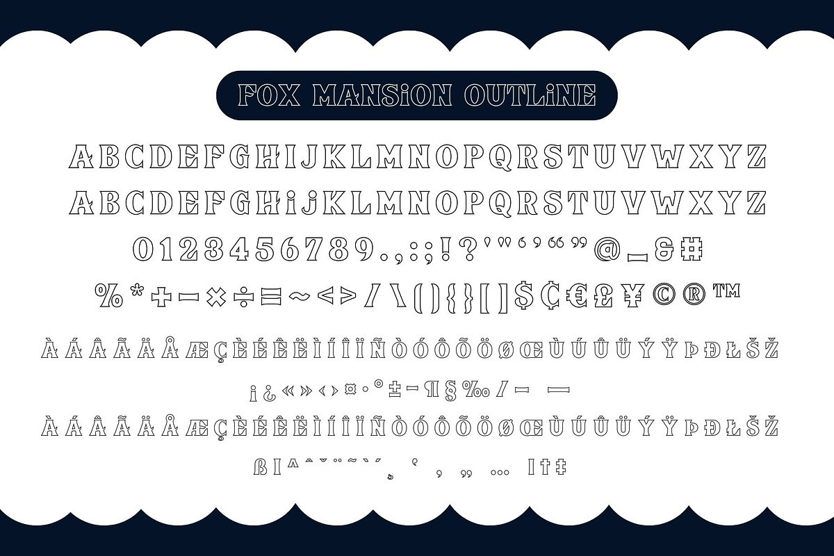 Fox Mansion 5 Fonts Style, a Serif Font by Fox7 By Rattana (Photo 8 of 11)