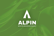 Alpin Letter A Fir Tree Logo, a Branding & Logo Template by Tovarkovdesign (Thumbnail 6 of 6)