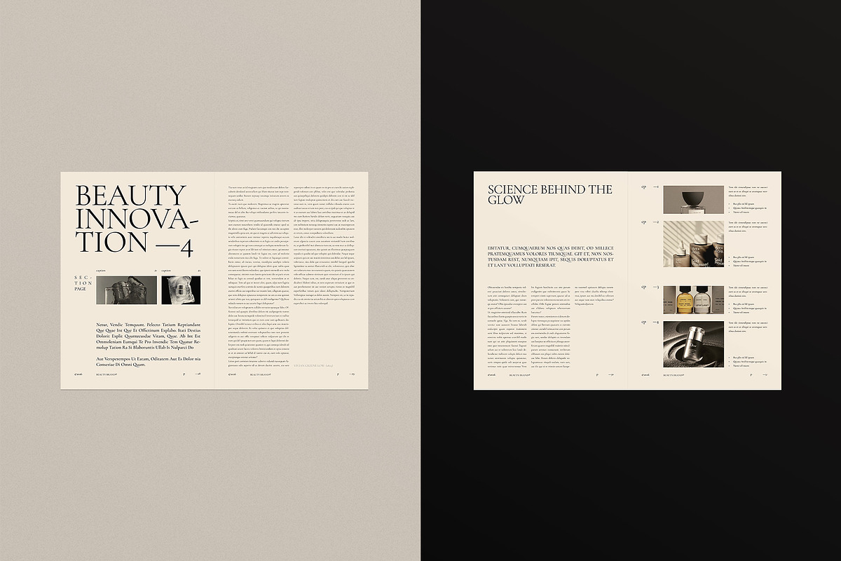 Beauty Brand Magazine Template, a Magazine Template by ArtisanaAura (Photo 12 of 16)