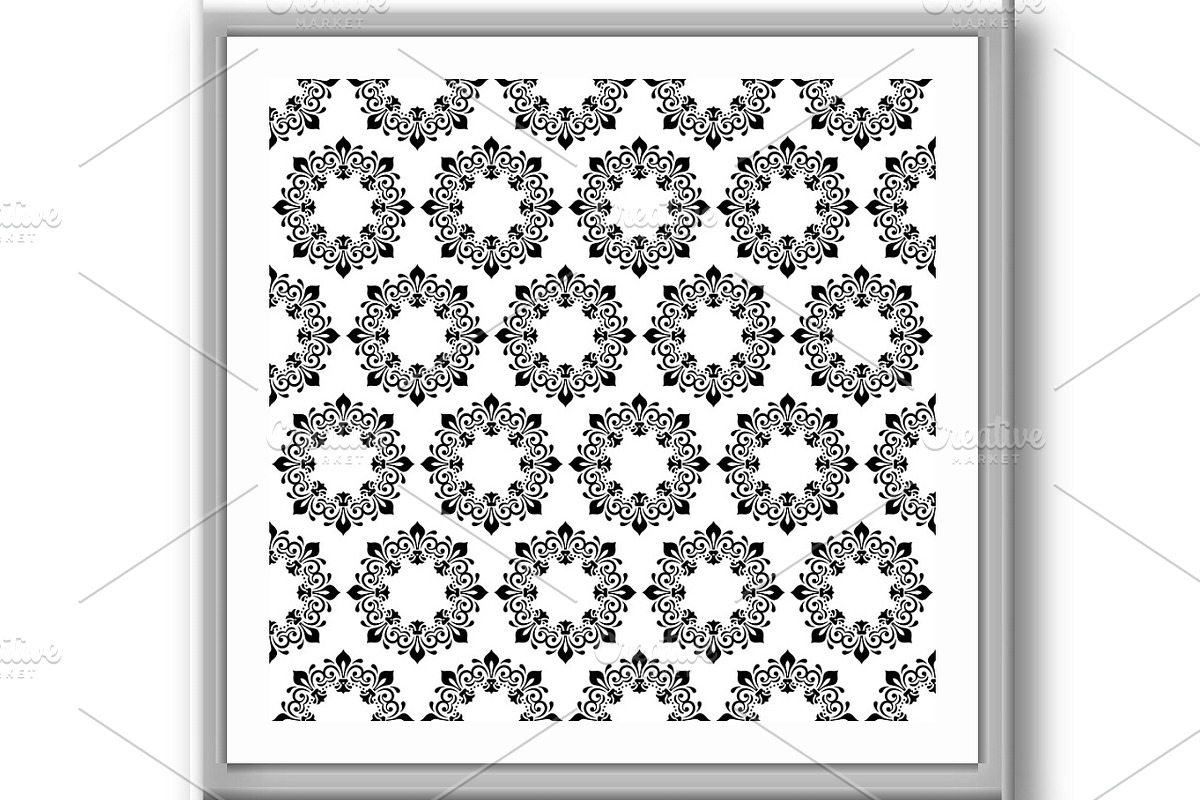 Damask Vector Background, a Pattern Graphic by FineArtStudio (Photo 3 of 3)