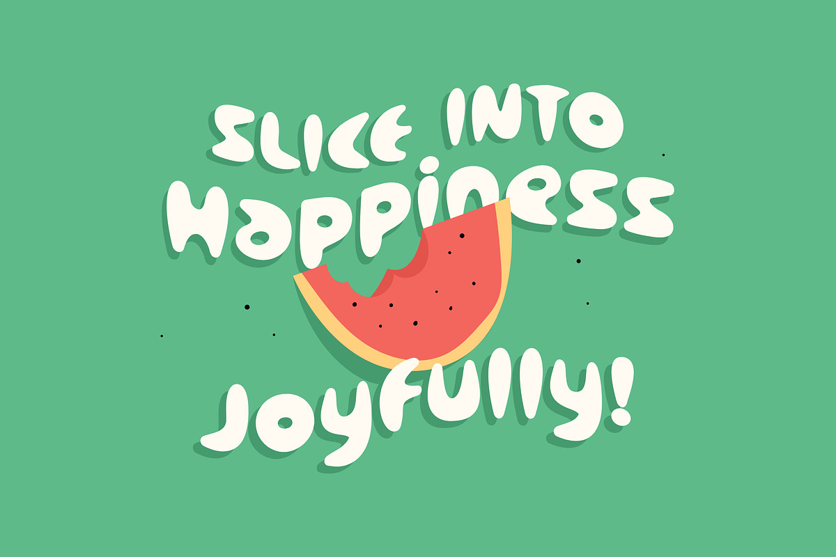 Bobbily Cute Bubble Font, a Handwritten Font by Imoodev (Photo 4 of 8)