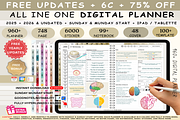 All Ine One Digital Planner 2025-26, a Templates & Theme by Plamarplanners (Thumbnail 1 of 11)