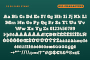 CS Bilyard Stamp, a Slab Serif Font by Craft Supply Co. (Thumbnail 8 of 8)