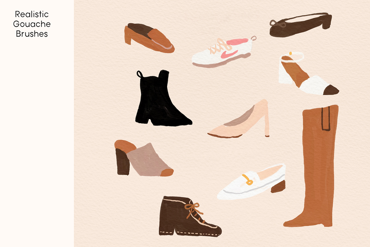 Realistic Gouache Brushes Procreate, a Brush Add-On by tina_draws (Photo 3 of 7)