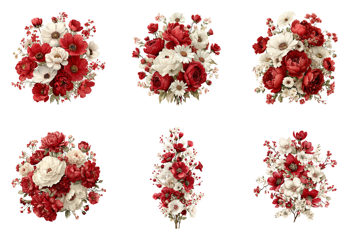 Mothers day flower clipart, an Illustration by SinaCreation (Photo 4 of 11)
