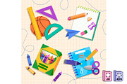 Set of Back-to-School Elements, an Education Illustration by MISS CHATZ (Thumbnail 2 of 3)