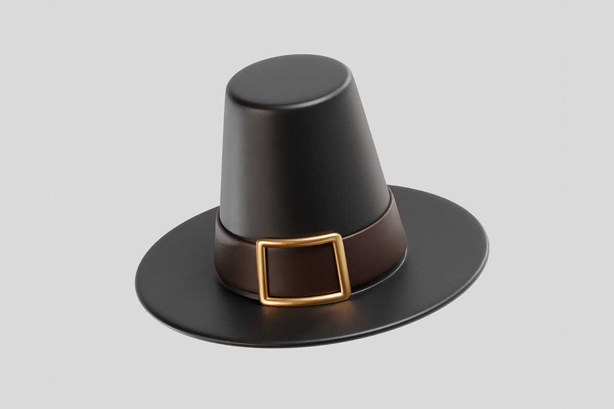 Pilgrim Hat, an Object 3D Model by fahad121 (Photo 2 of 7)