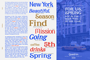 Quadrim - Serif Font Family