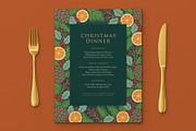 Evergreen Christmas Dinner Menu, a Flyer Template by BrandPacks (Thumbnail 2 of 6)