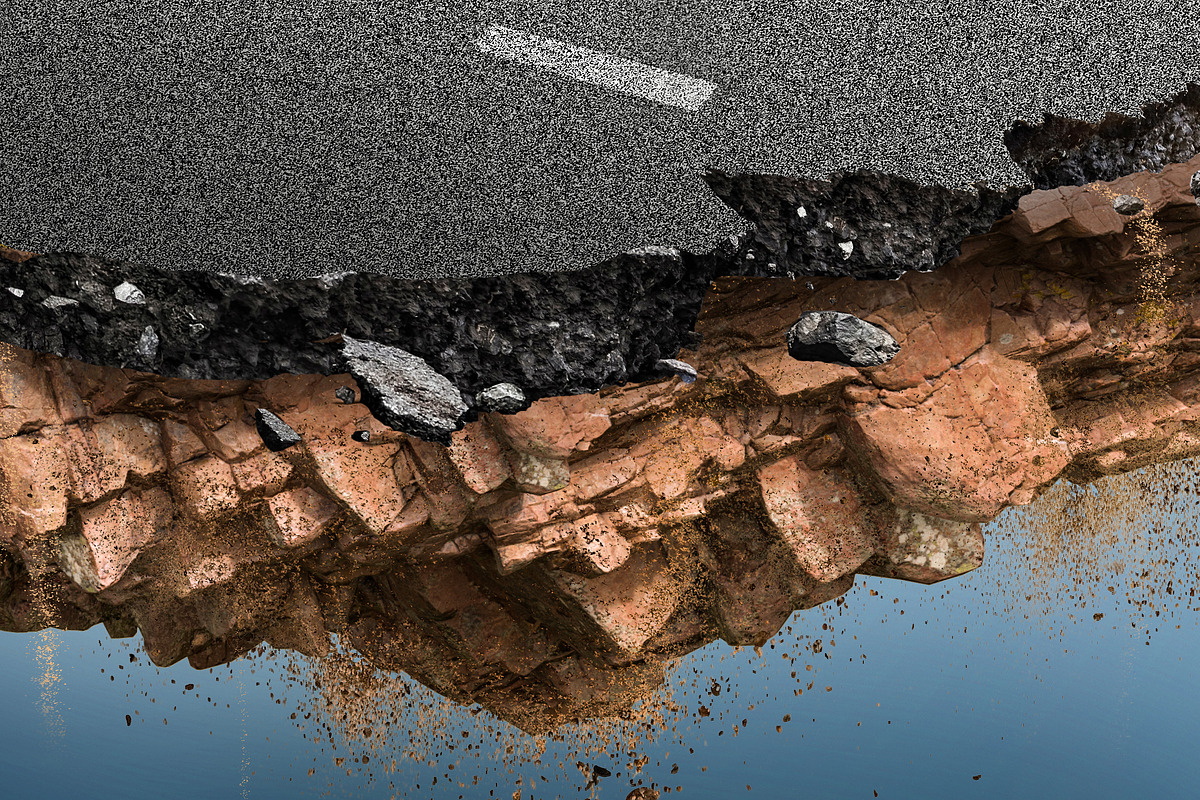 Green highway road isolated, an Illustration by Nomad (Photo 3 of 4)