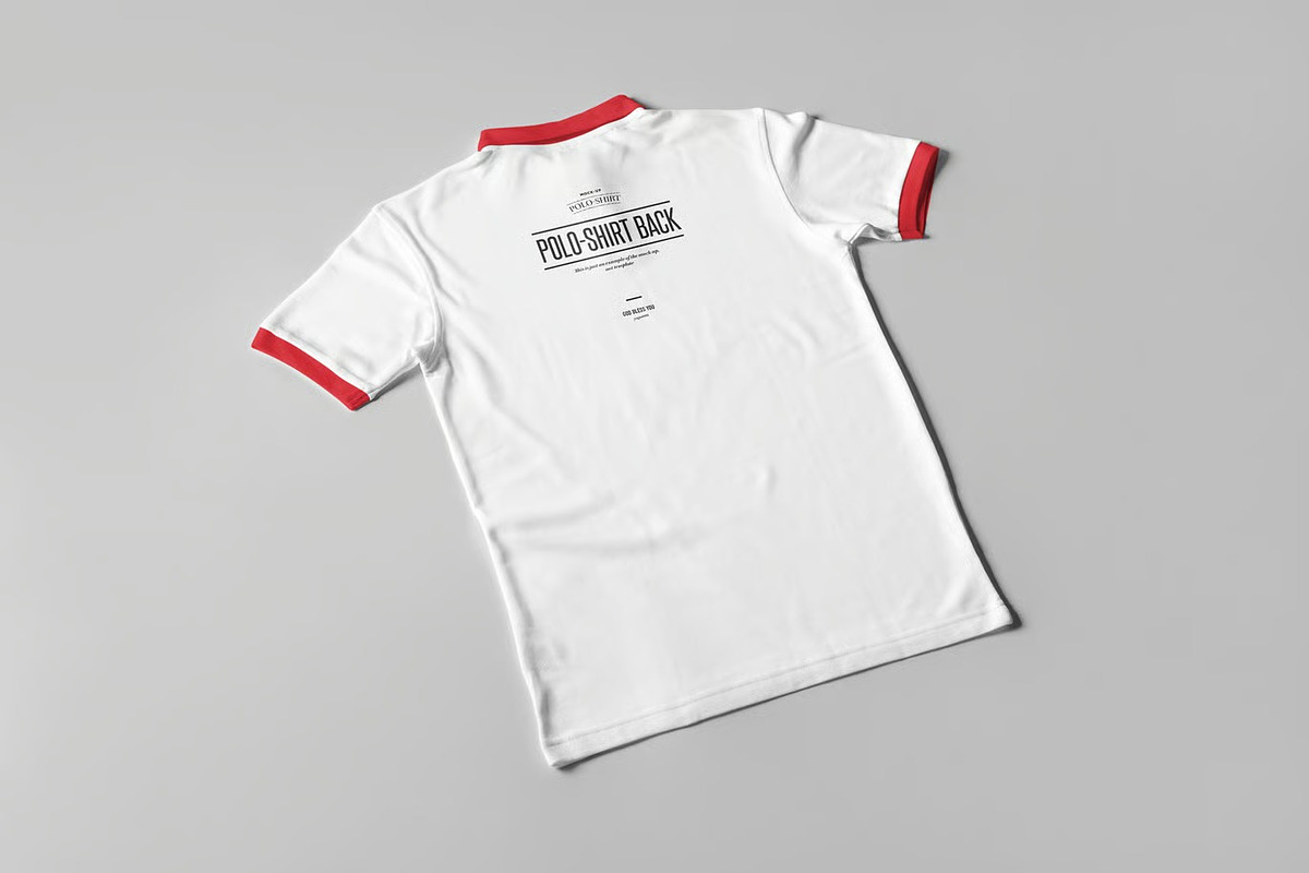 Polo Shirt Mock-up, a Shirt Mockup by zippypixelstudio (Photo 2 of 8)