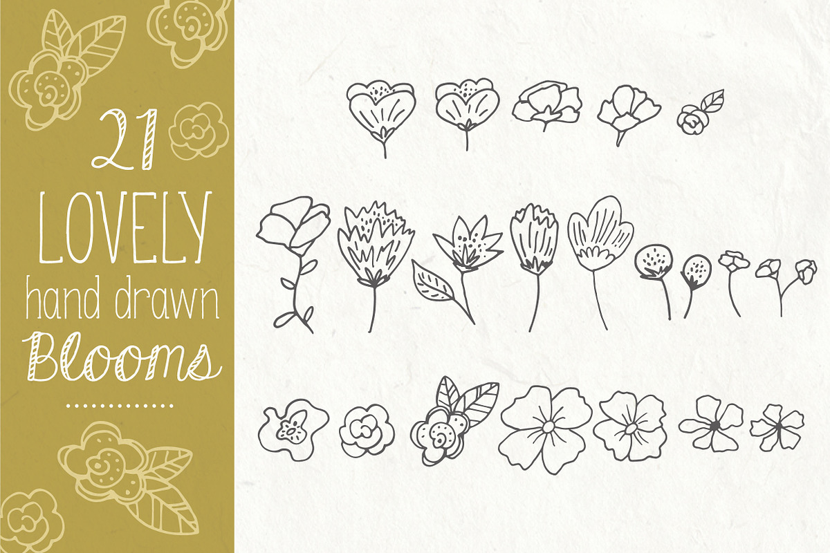 Sprigs & Blooms Clipart +Bonus Logos, an Object Graphic by The Pen and Brush (Photo 3 of 7)