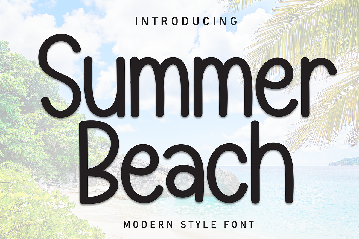 Summer Beach | Script Font, a Script Font by Scratchones (Photo 1 of 8)