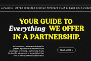 Blogeris Display, a Handwritten Font by Youngtype.Std (Thumbnail 4 of 10)
