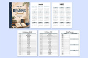 2026–2027 Reading Journal, a Stationery Template by Shumaya (Thumbnail 3 of 5)