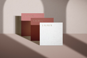 Laurus - Square Cards Mockups