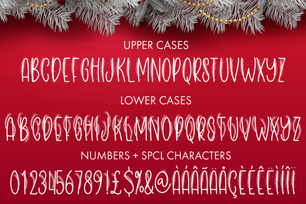 Christmas Tinsel, a Handwritten Font by Freeling Design House (Photo 3 of 6)