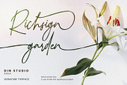 Richsign Style, a Script Font by din-studio.com (Thumbnail 11 of 11)