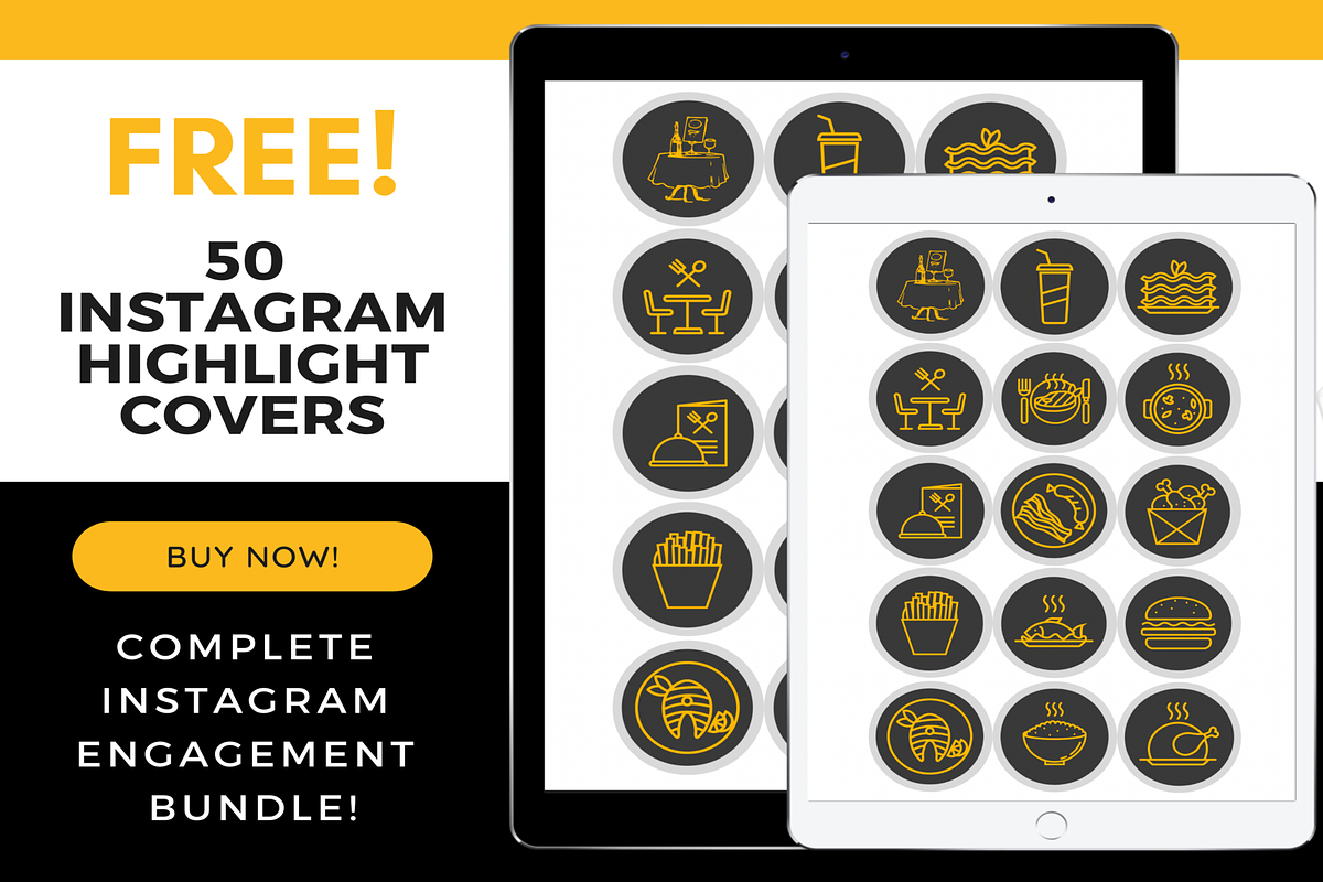Food Instagram Puzzle Grid Template, a Social Media Template by LushBury (Photo 3 of 5)
