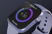 Smart Watch Mockup, a Wearable Device Mockup by Akrinity Digital (Thumbnail 2 of 3)