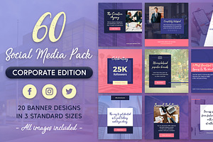 Social Media Pack, a Social Media Template by Brandify Studio
