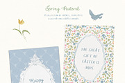 Spring Easter Frames & Illustrations, a Decorative Illustration by whiteheartdesign (Thumbnail 10 of 19)